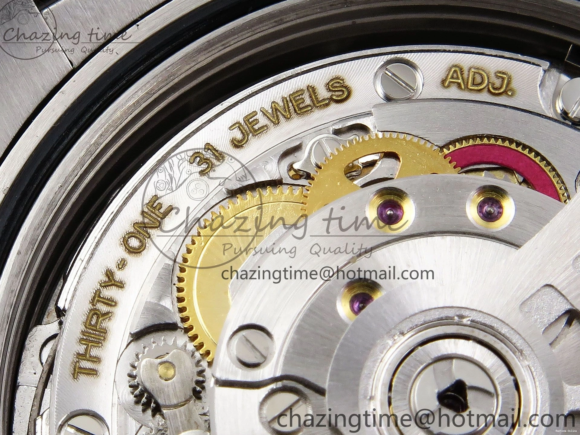 0516 FreshLook DayDate 40 SS JDF 904L Steel Gray Stick Dial on President Bracelet VR3255 V3 (Gain Weight) 1446